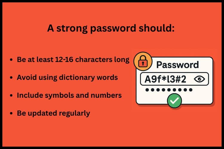in Indian rdp should contain strong password