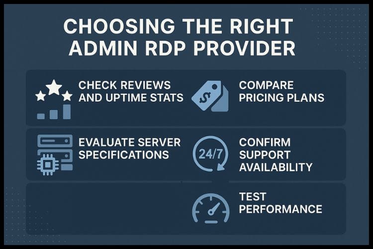 Choosing the Right Admin RDP Provider