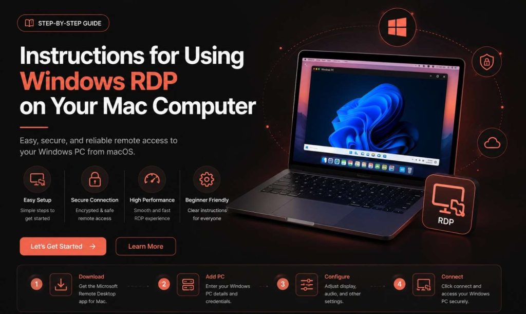 Instructions for Using Windows RDP on Your Mac Computer