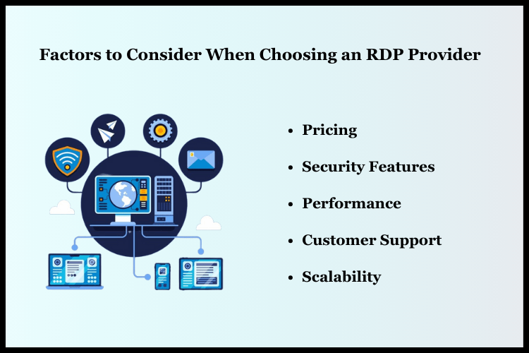 Factors to Consider When Choosing a buy RDP Provider