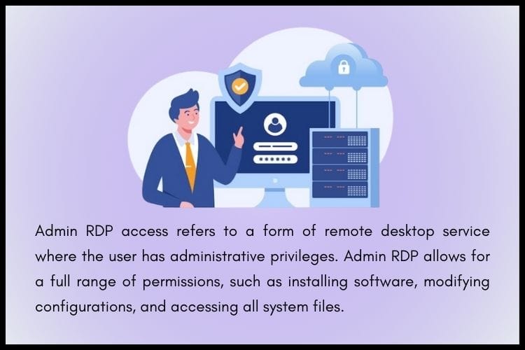 what is admin RDP